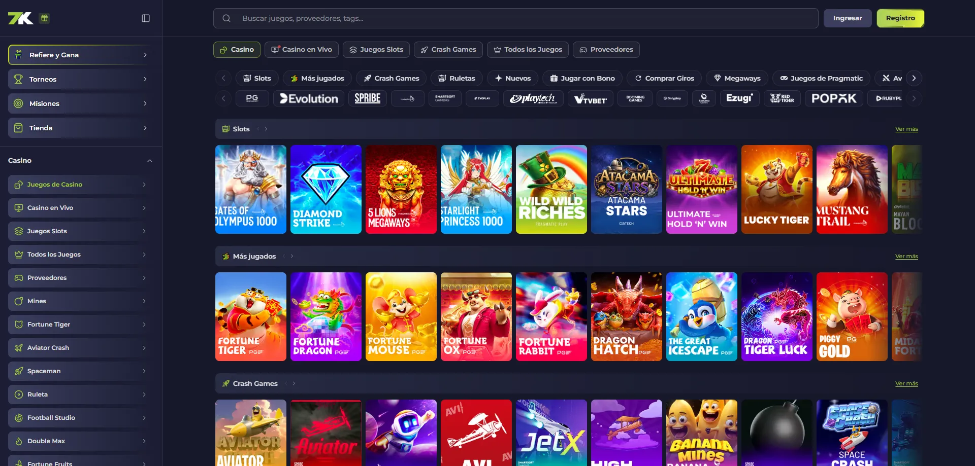 Acceso móvil a Bet7k Casino — app y navegador optimizado